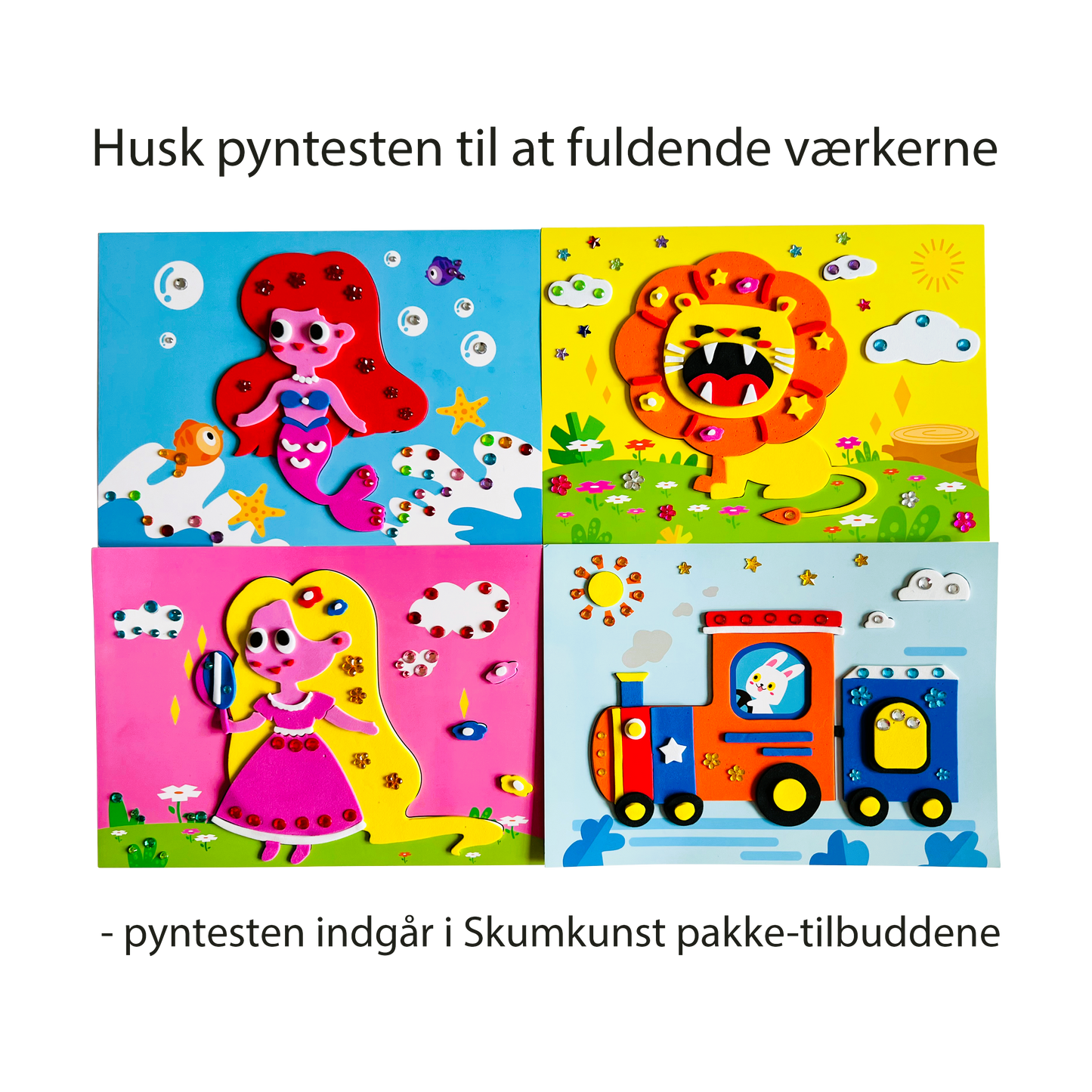 3D Skumkunst, 3-10 år
