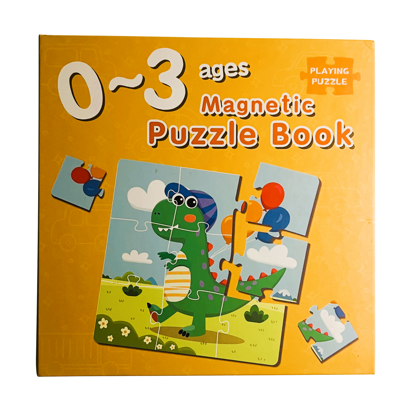 Magnet Puslespil, bog med 3 stk. 1-6 år